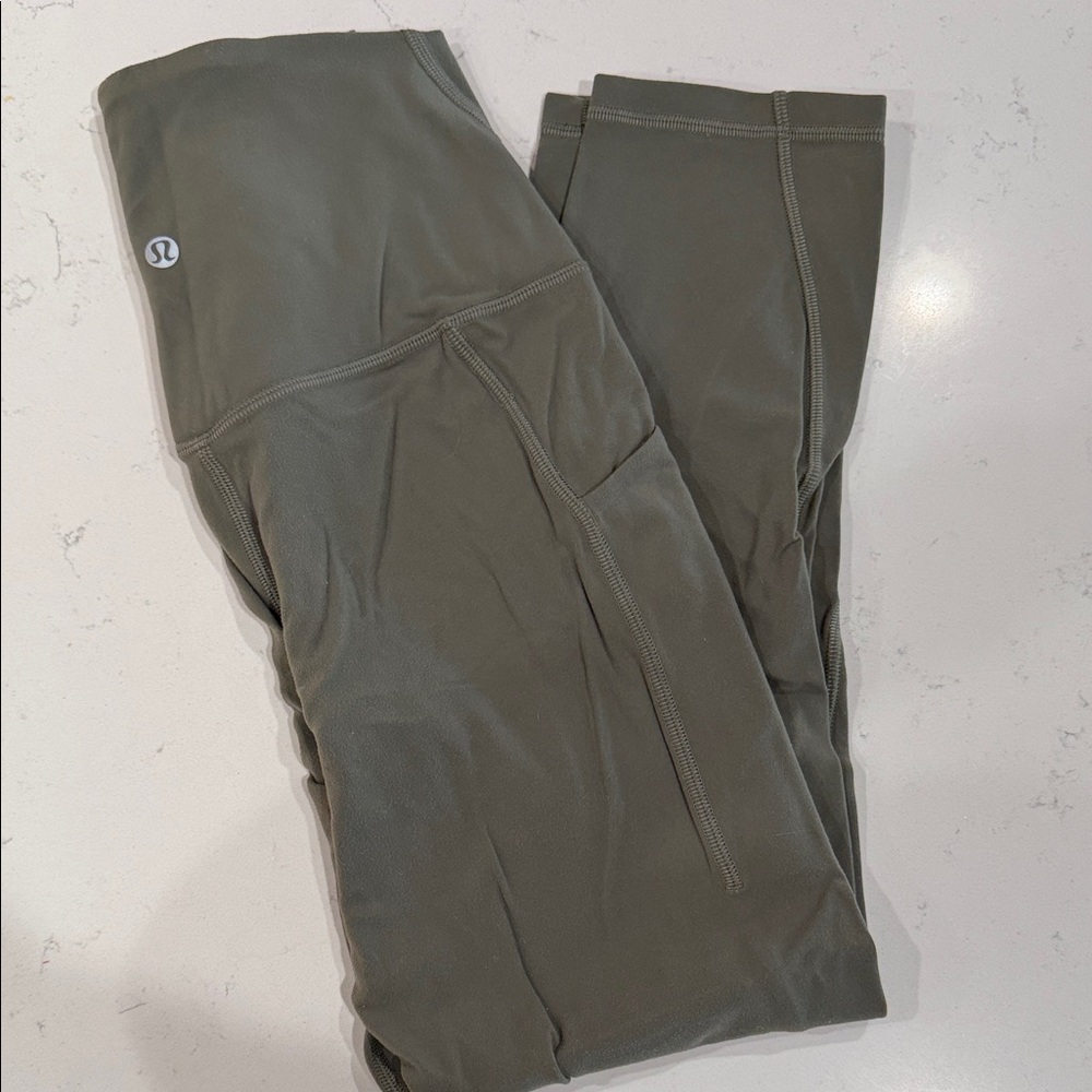 lululemon athletica Olive Green Leggings